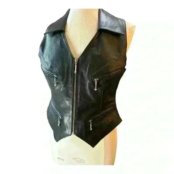 Easy rider leather vest - Picture 4 of 8